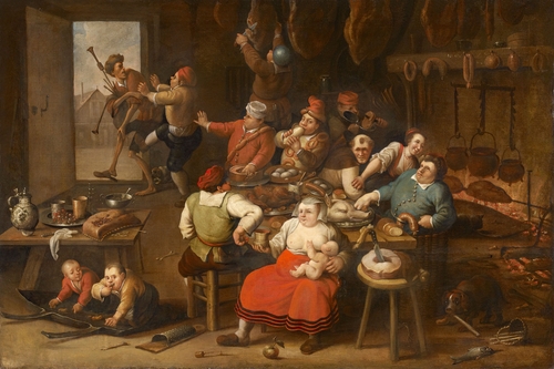 Feestdis dikke mensen